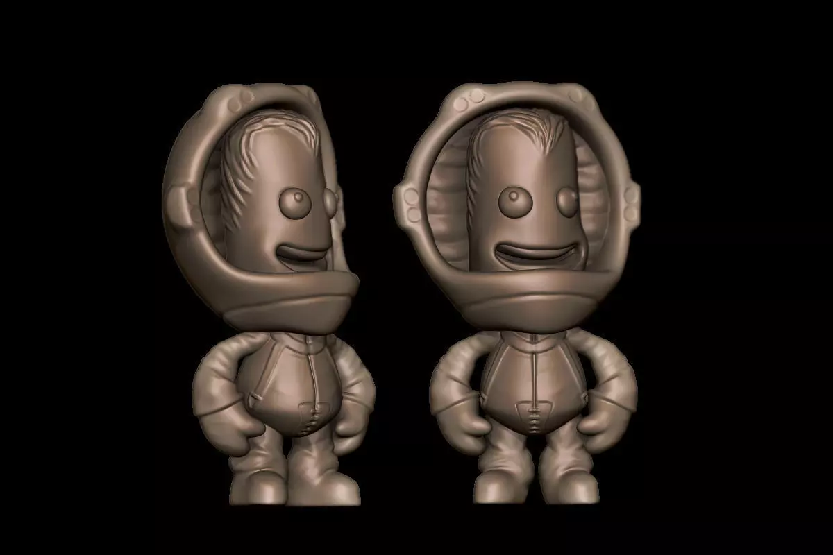 Kerbal - Space Program Character Free 3D print model