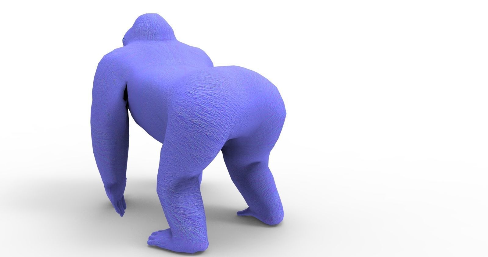  gorilla Rigged 3D Models game ready Low-poly 3D model_22