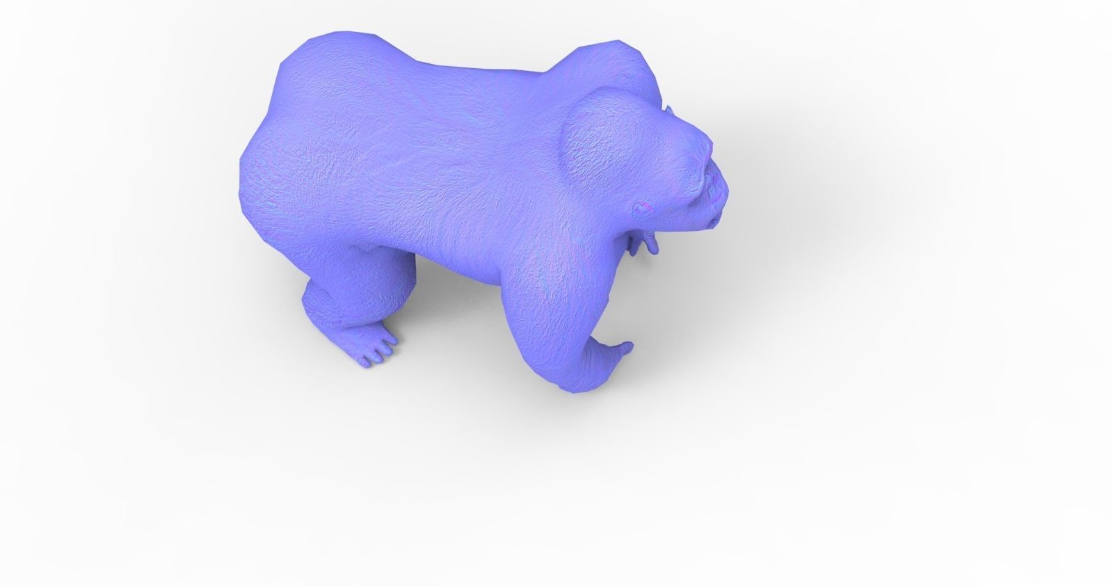  gorilla Rigged 3D Models game ready Low-poly 3D model_19