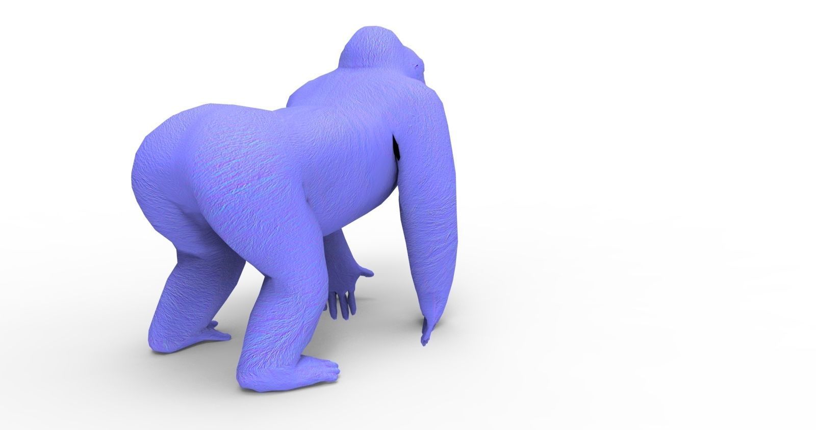  gorilla Rigged 3D Models game ready Low-poly 3D model_21