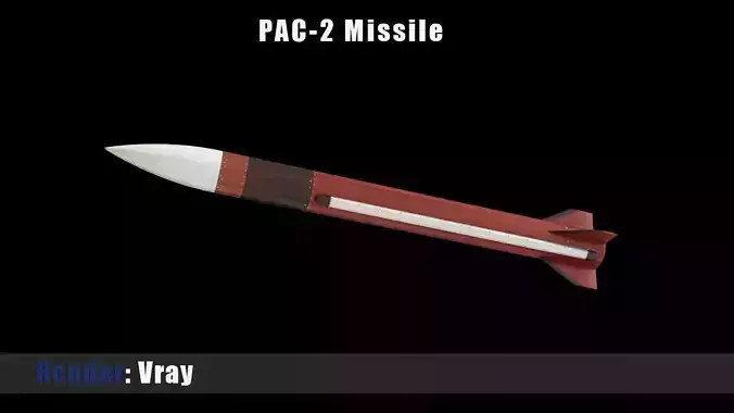 PAC-2 Missile 3D model