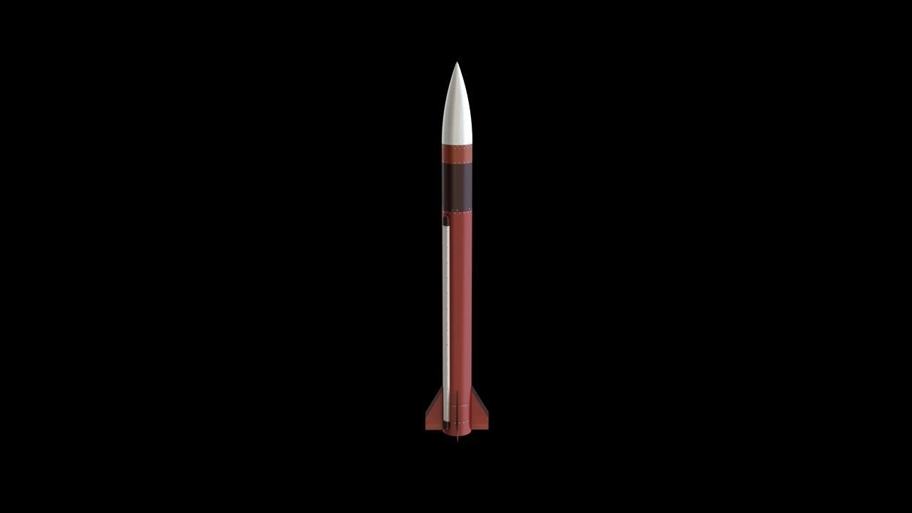 PAC-2 Missile 3D model_1