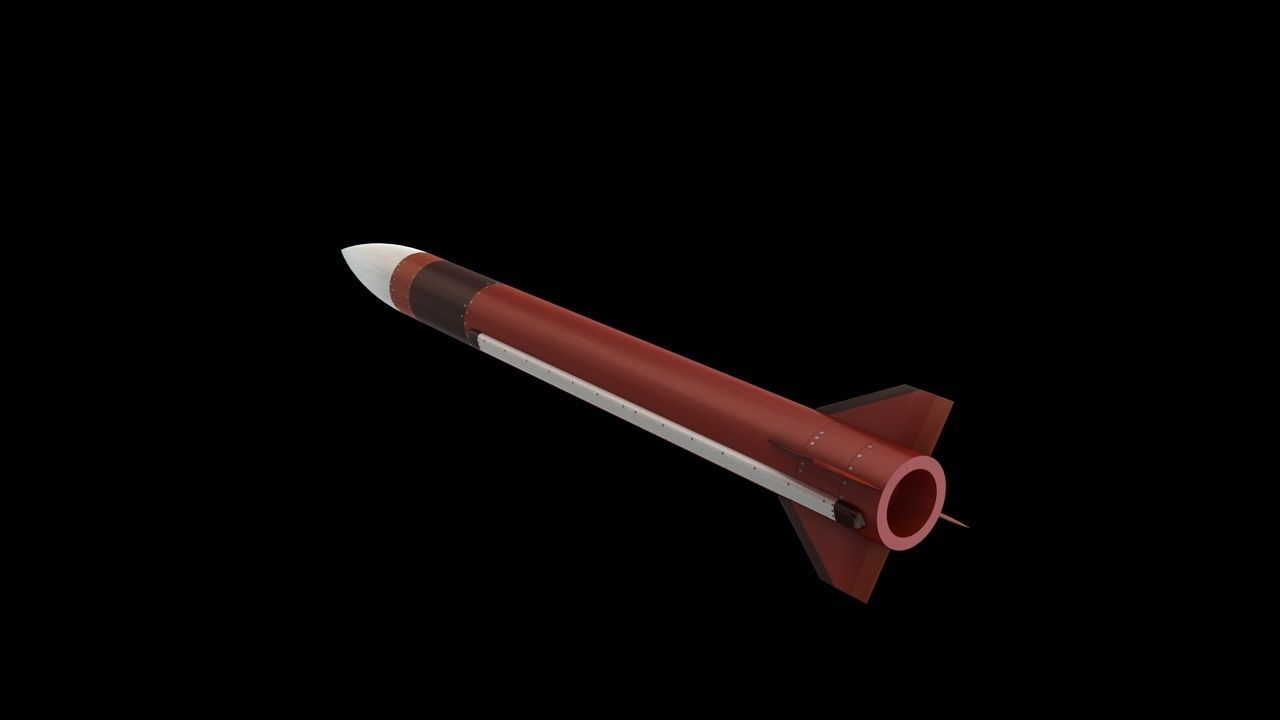 PAC-2 Missile 3D model_4