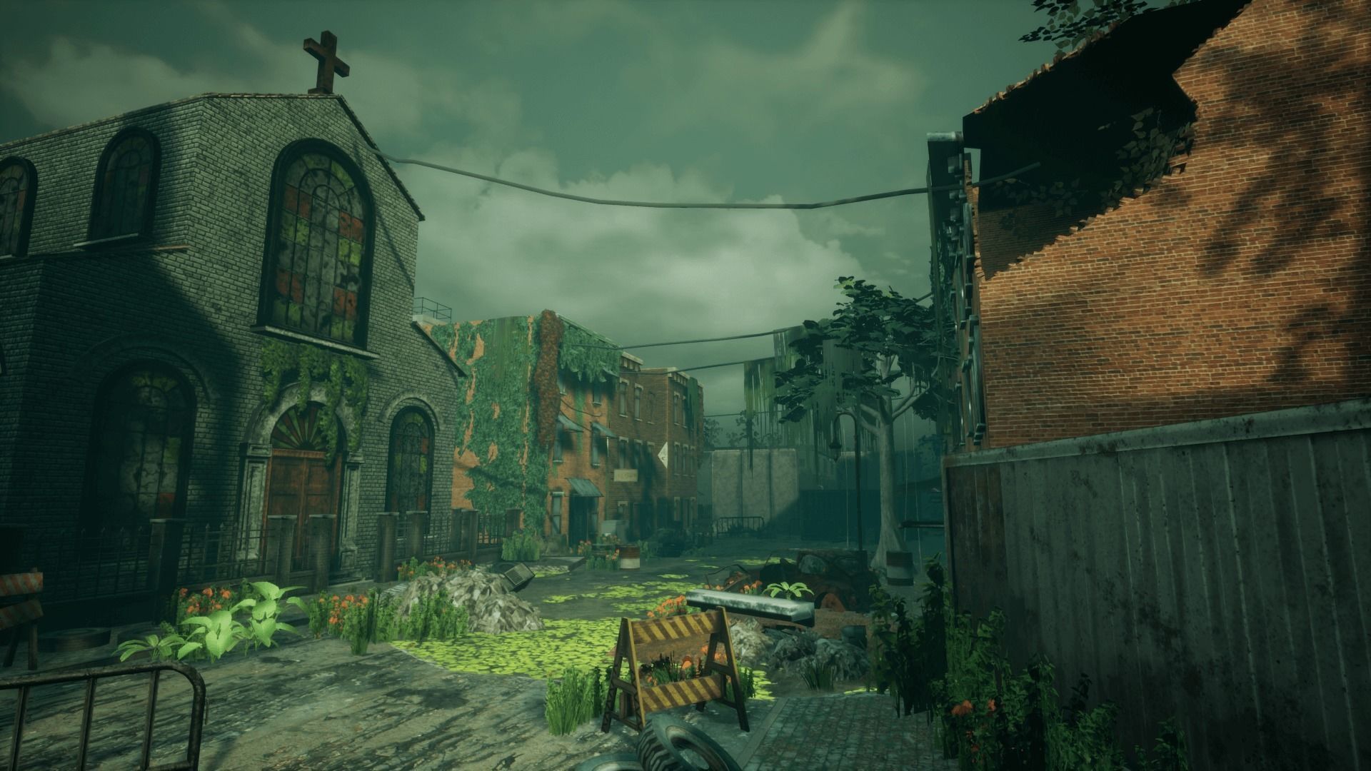 Abandoned City Unreal Low-poly 3D model_20