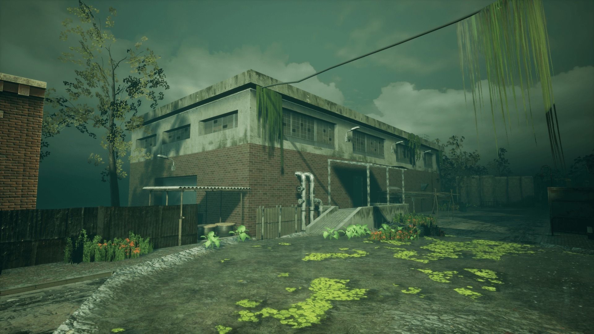 Abandoned City Unreal Low-poly 3D model_13