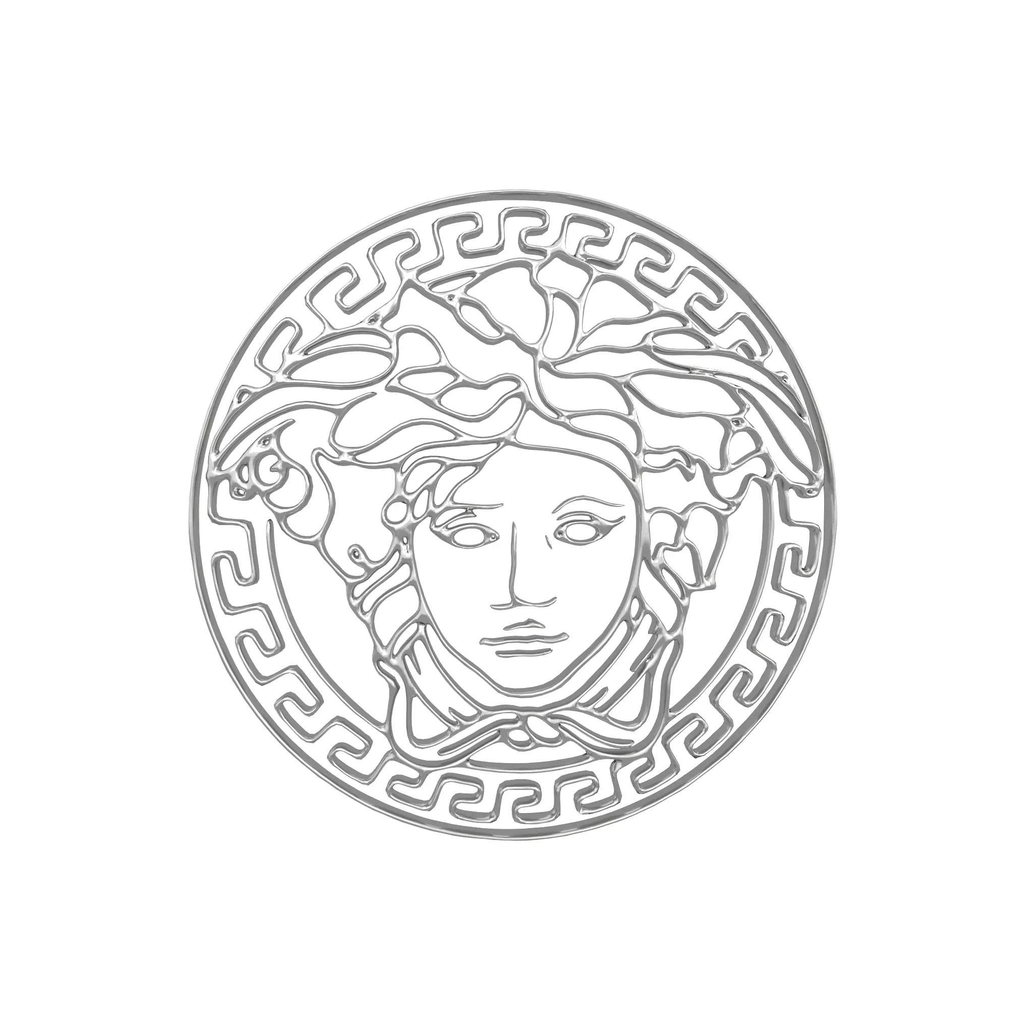 Gianni Versace Logo v1 005 Free low-poly 3D model