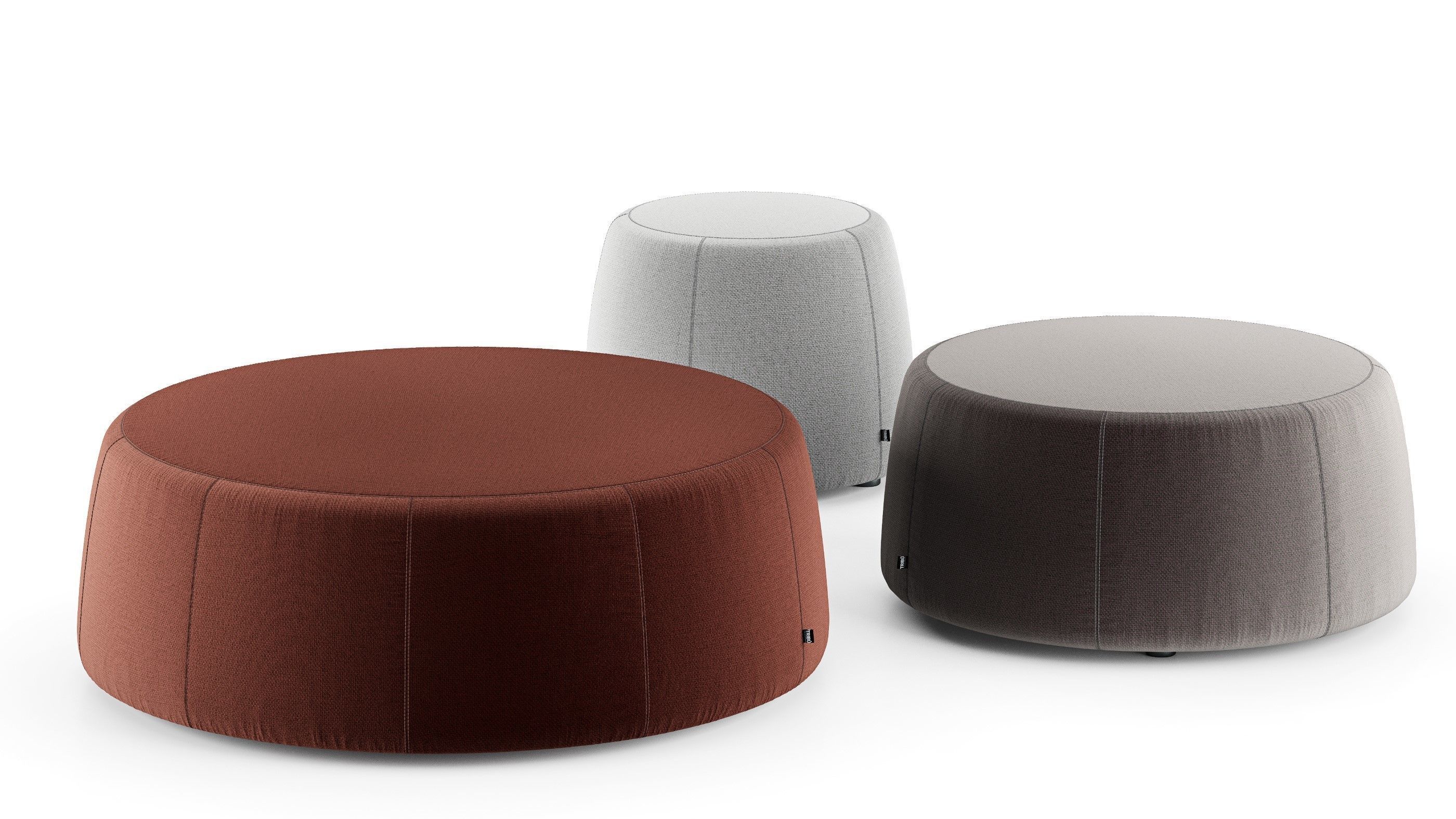 Tribu Nomad Poufs 3D model_4