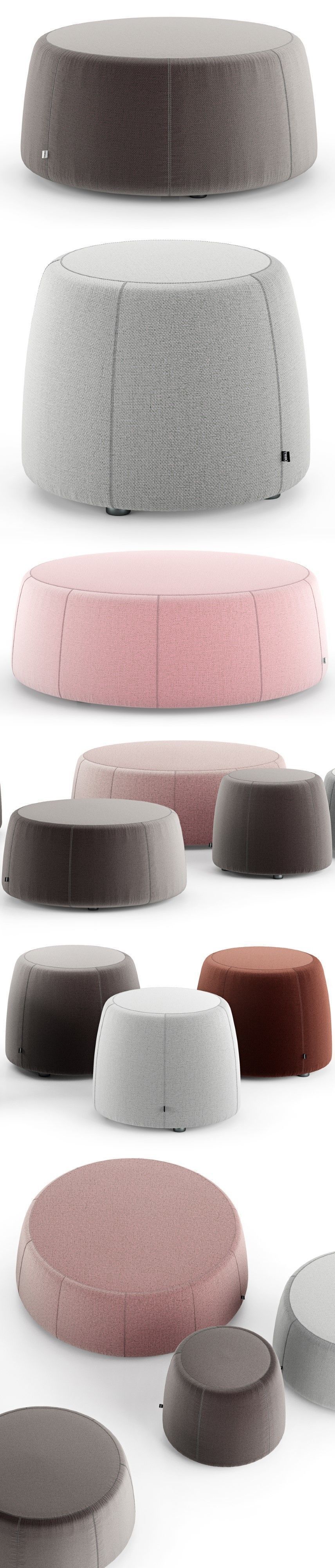 Tribu Nomad Poufs 3D model_11