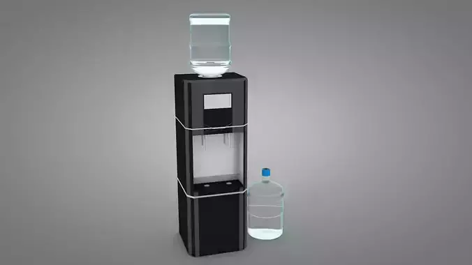 Water Dispenser Model with Extra Water Bottle