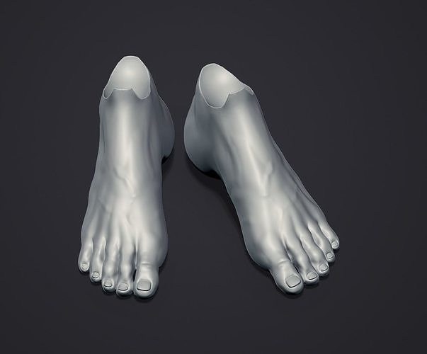 Doll feet 3D print model