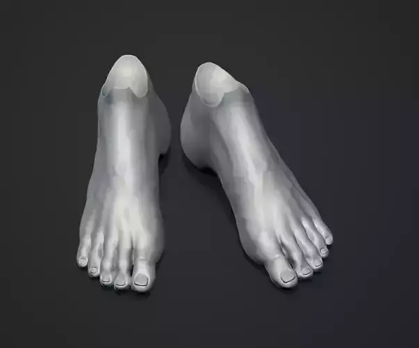 Doll feet 3D print model