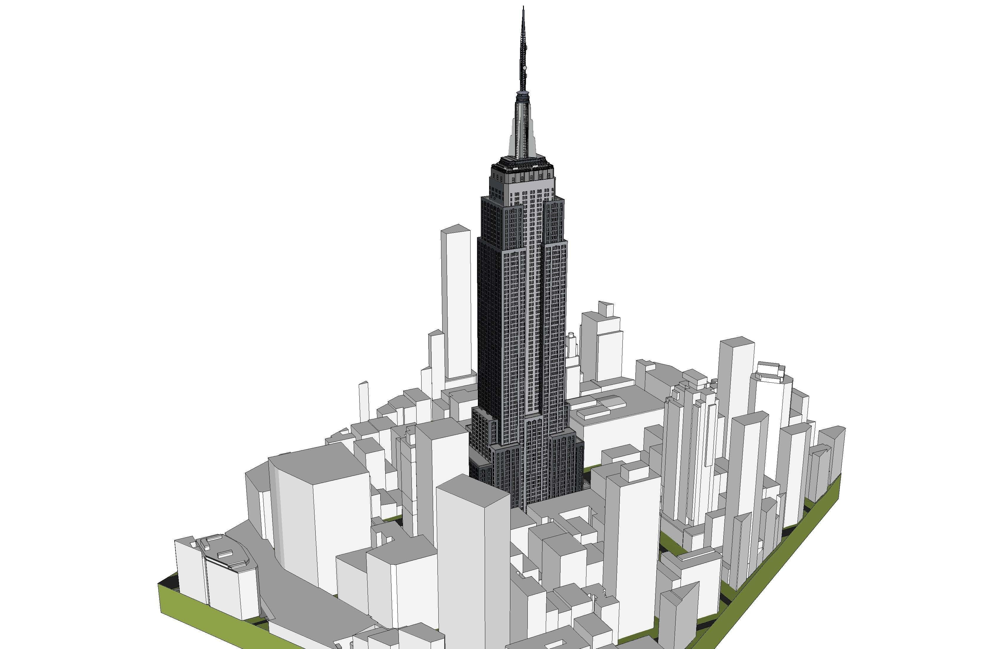 Empire State Building NYC 3D model_21