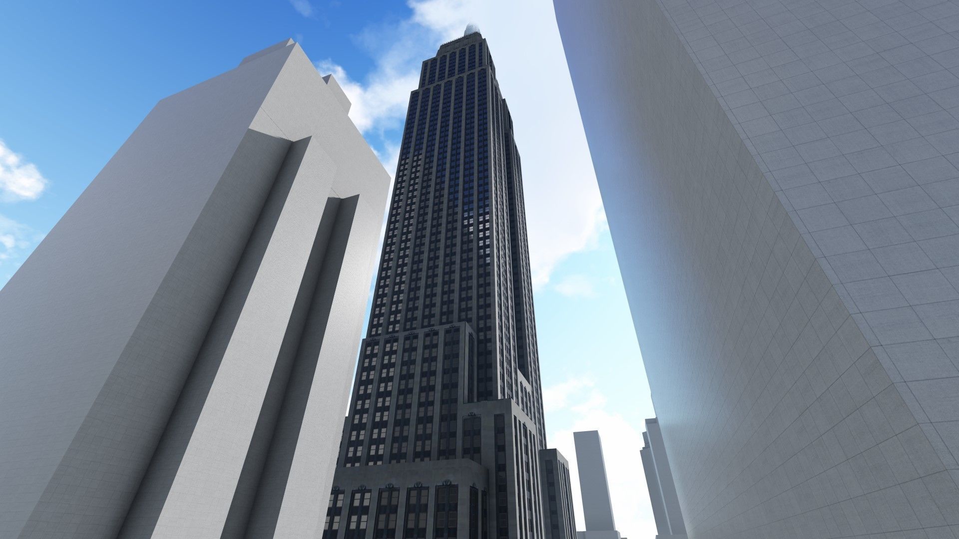 Empire State Building NYC 3D model_7
