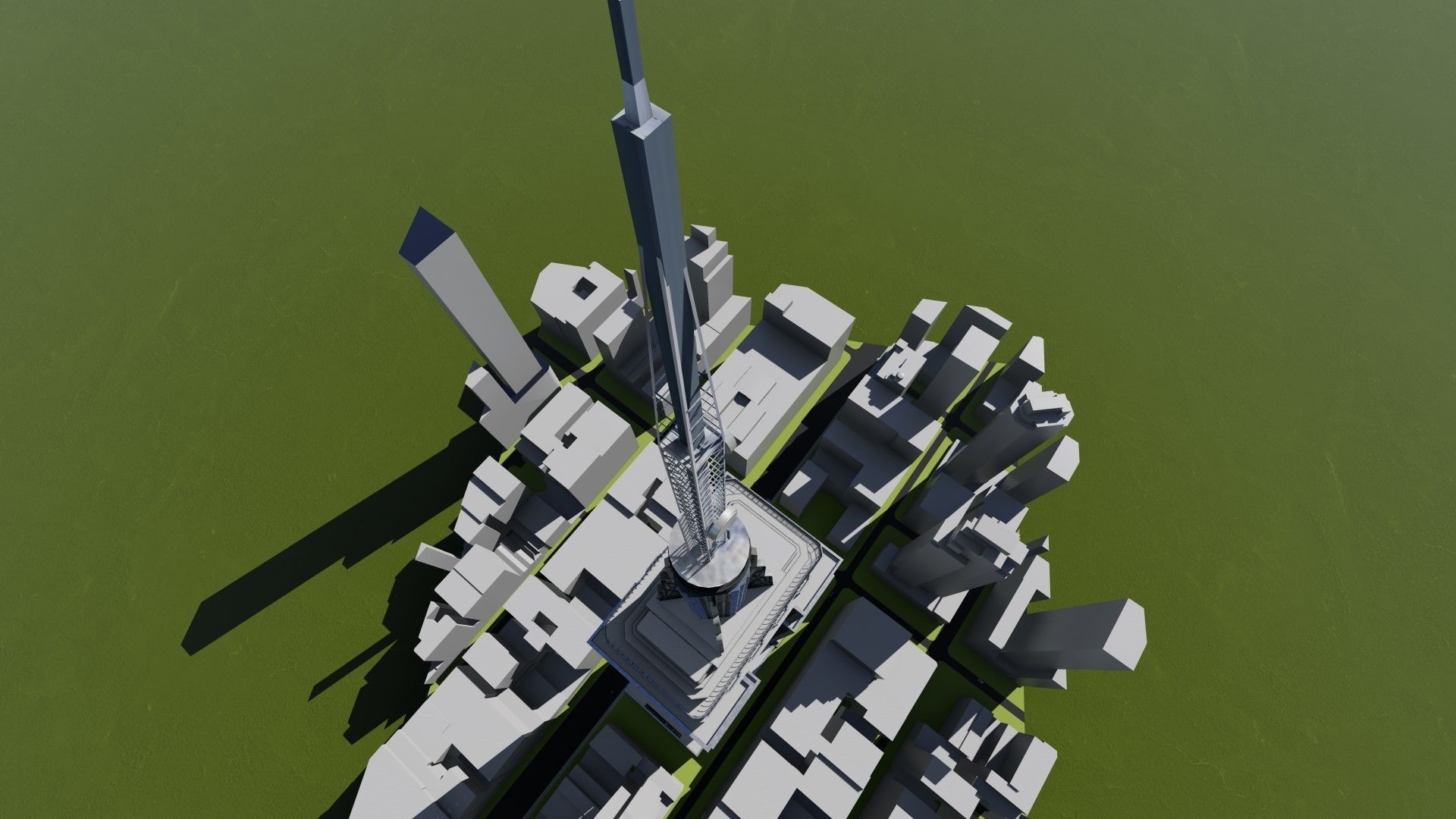 Empire State Building NYC 3D model_4