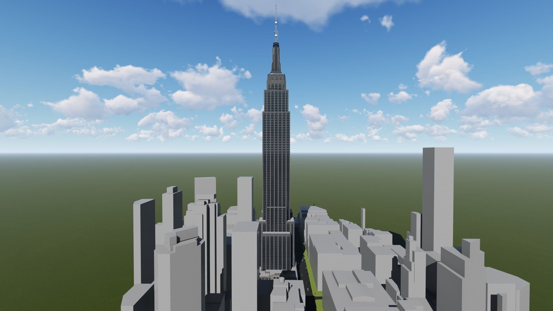 Empire State Building NYC 3D model_2