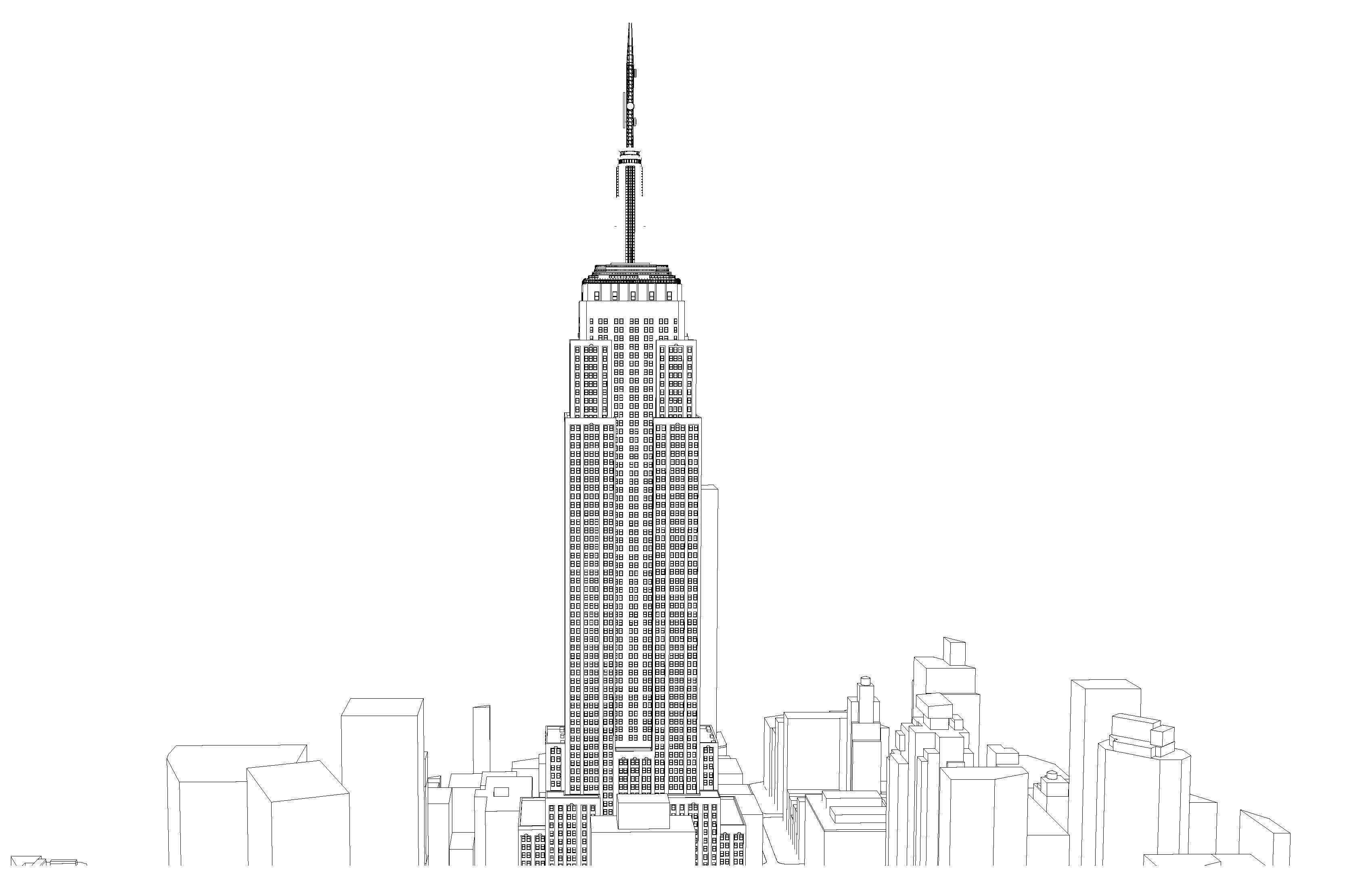 Empire State Building NYC 3D model_23