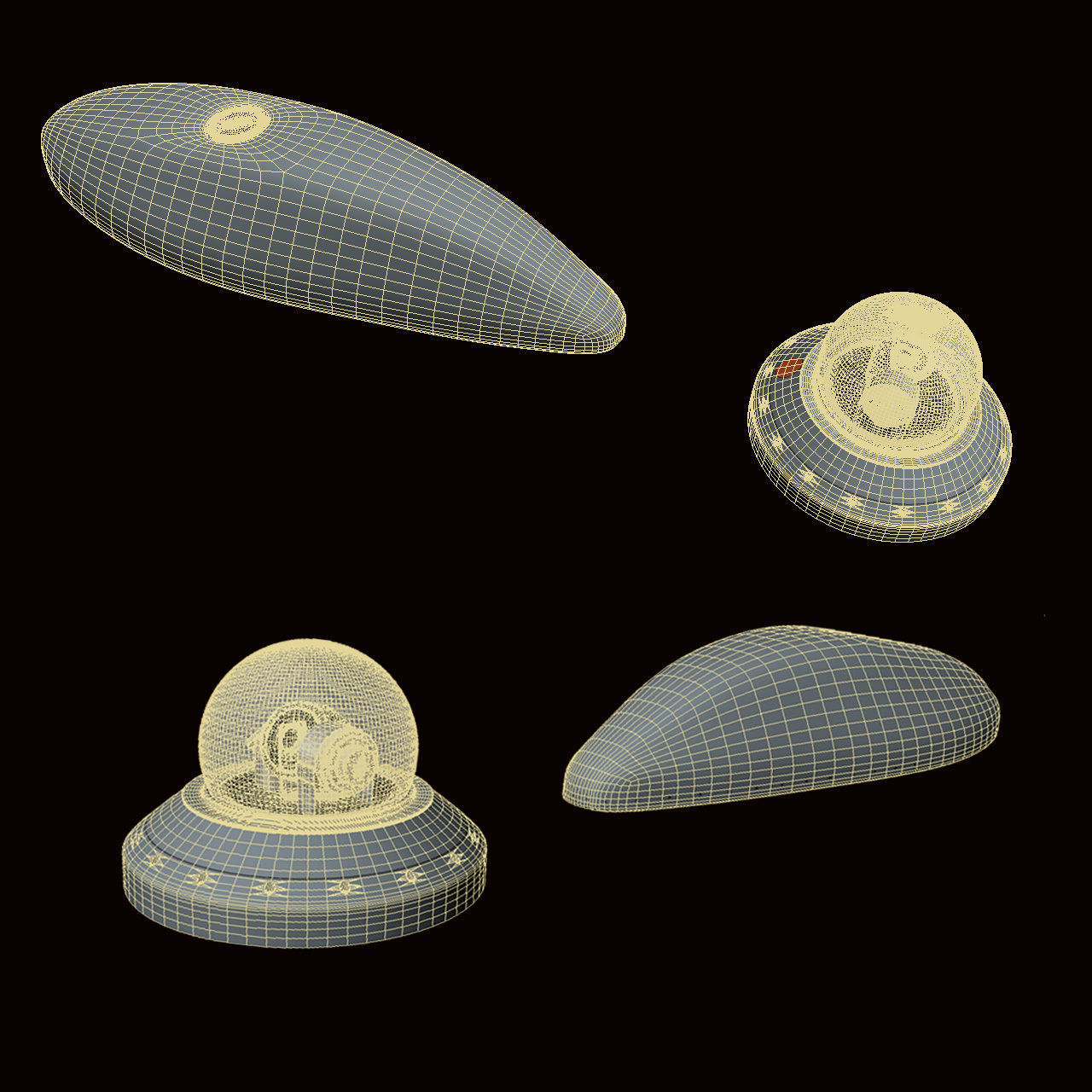 J-MUSIC futuristic device with light 3D model_5