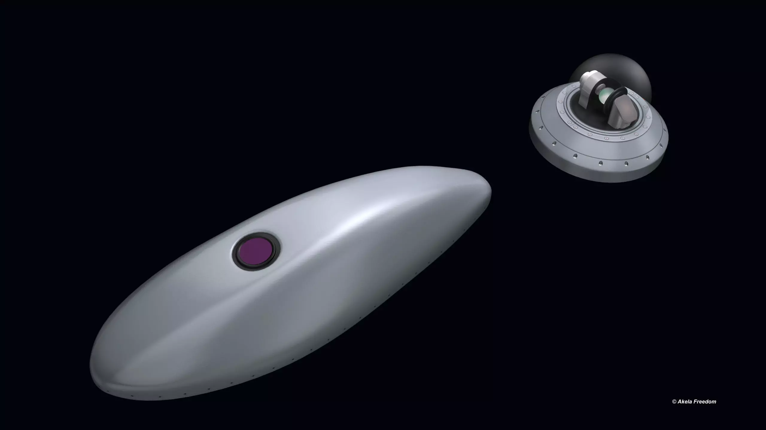 J-MUSIC futuristic device with light 3D model_0