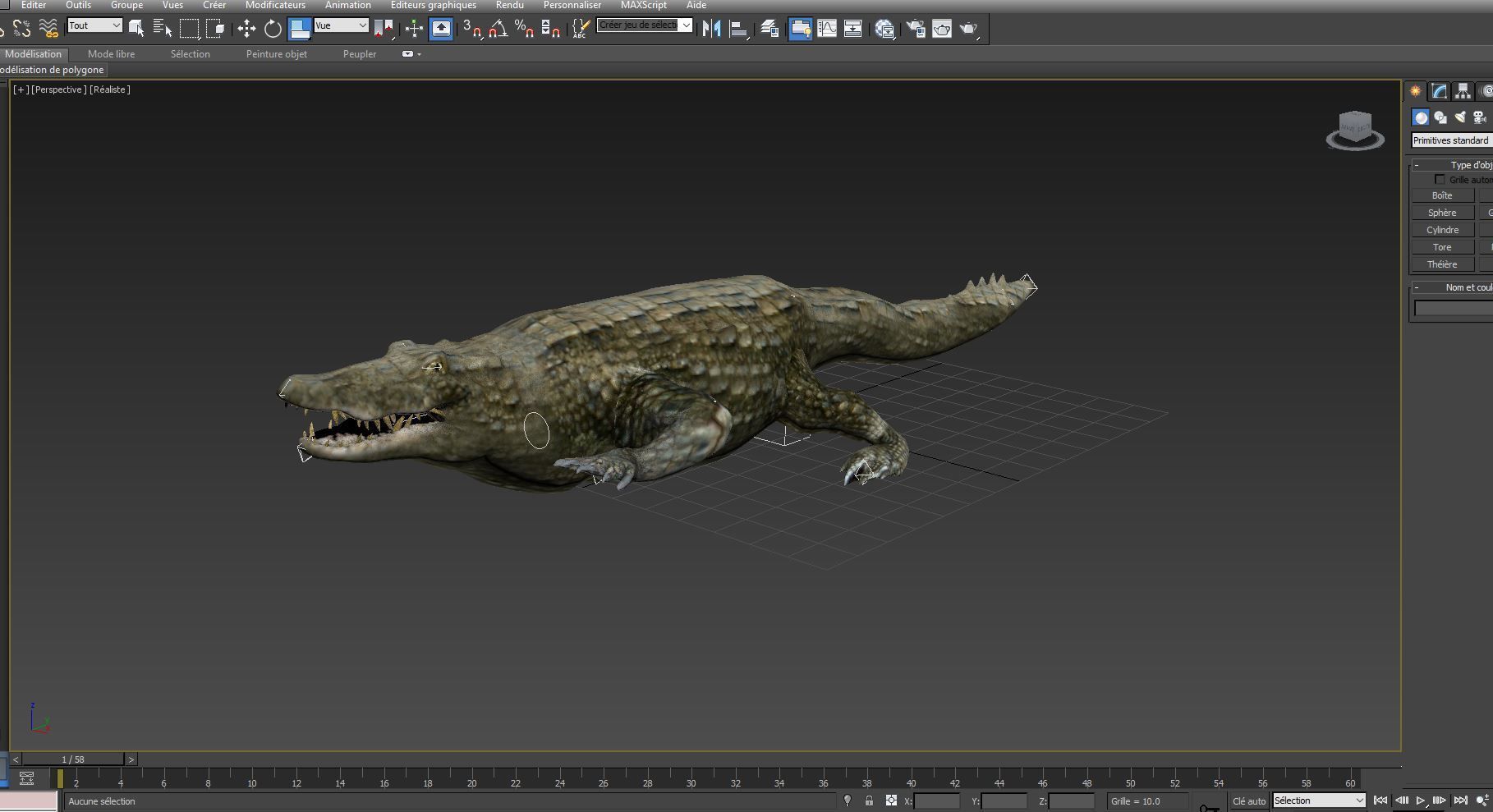 Crocodile Rigged 3D Models game ready Low-poly 3D model_21