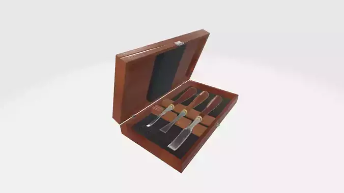 Chisels Box 3D model