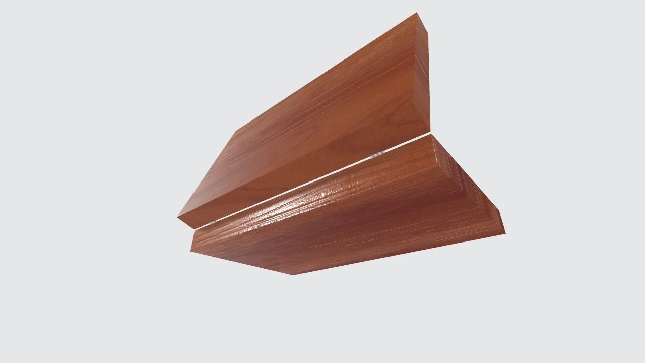 Chisels Box 3D model Low-poly 3D model_4