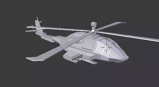 Low Poly Helicopter