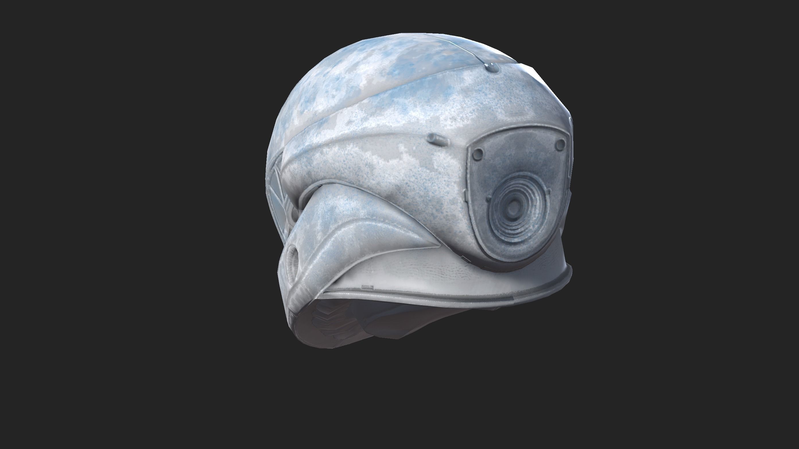 Project 2 - Winter Soldier Low-poly 3D model_13