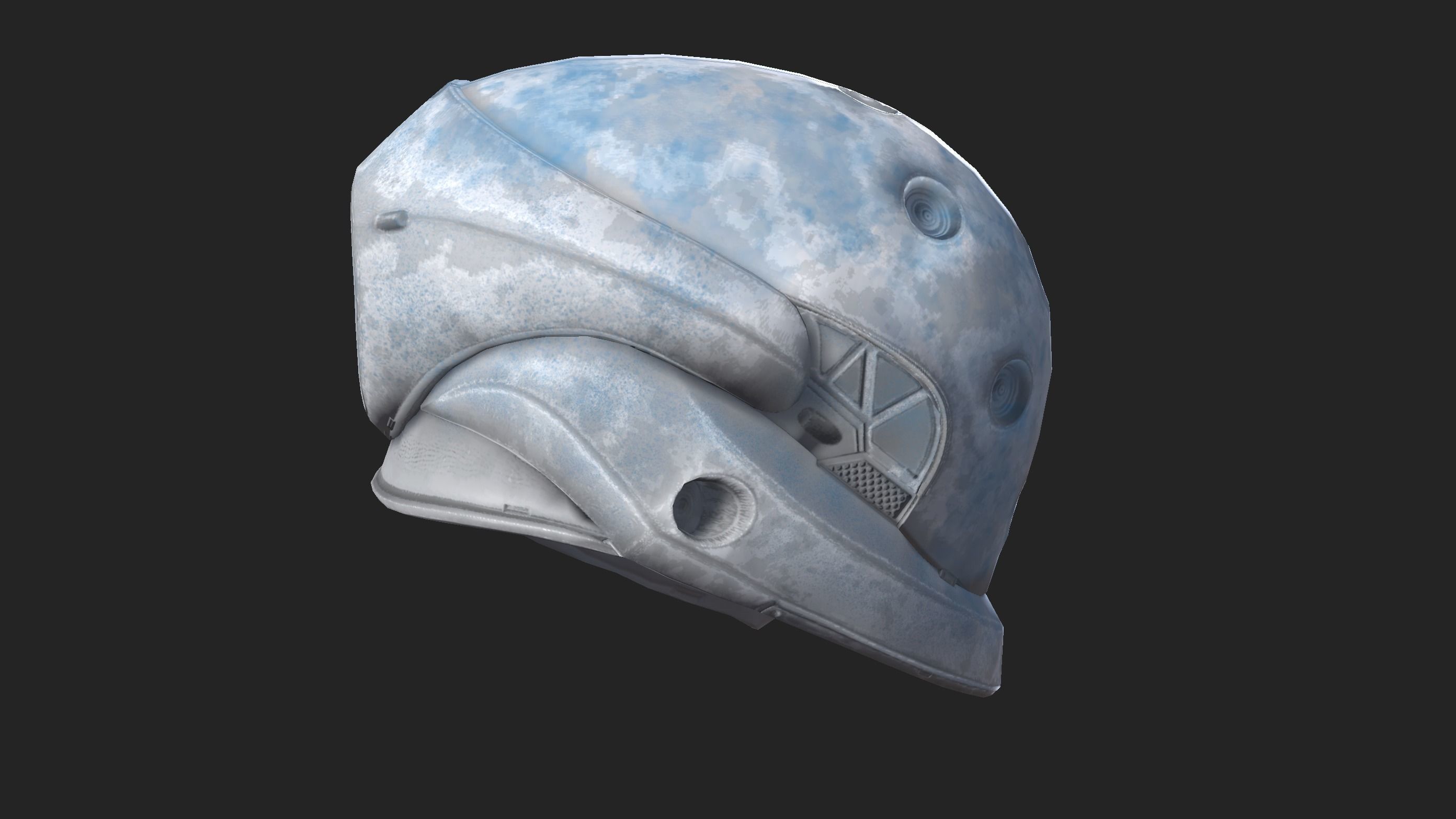 Project 2 - Winter Soldier Low-poly 3D model_7