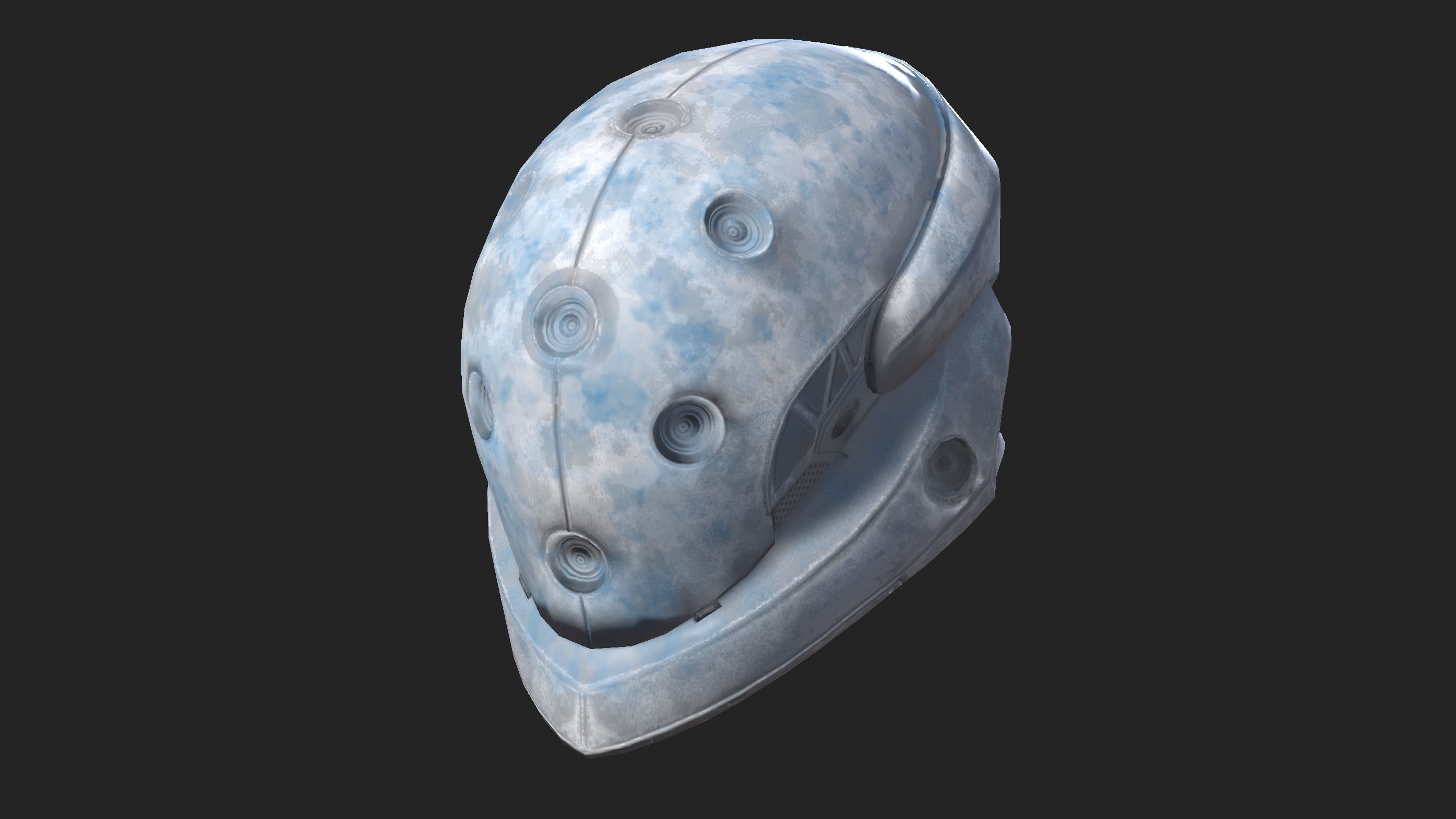 Project 2 - Winter Soldier Low-poly 3D model_1