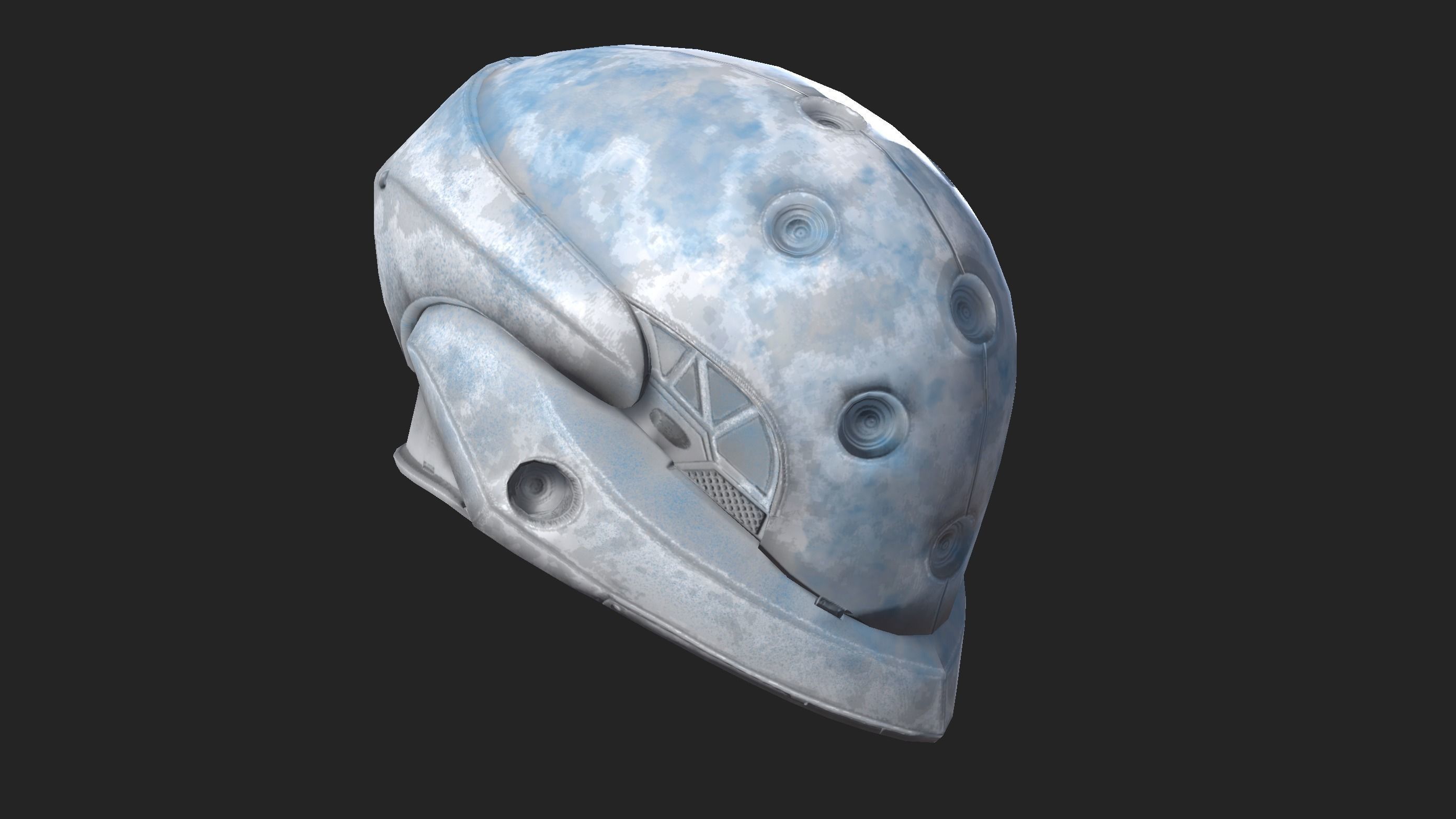 Project 2 - Winter Soldier Low-poly 3D model_5