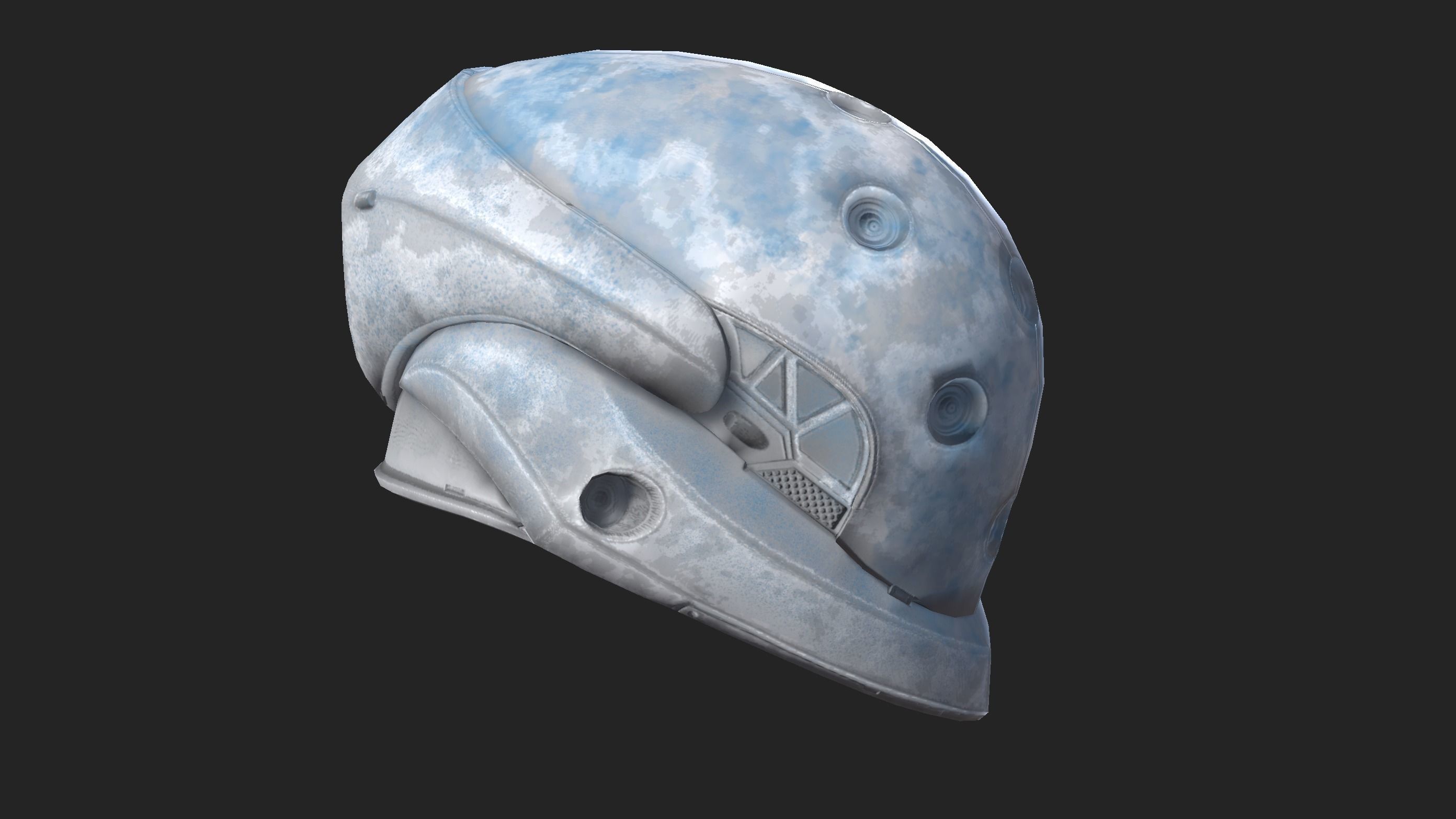 Project 2 - Winter Soldier Low-poly 3D model_6