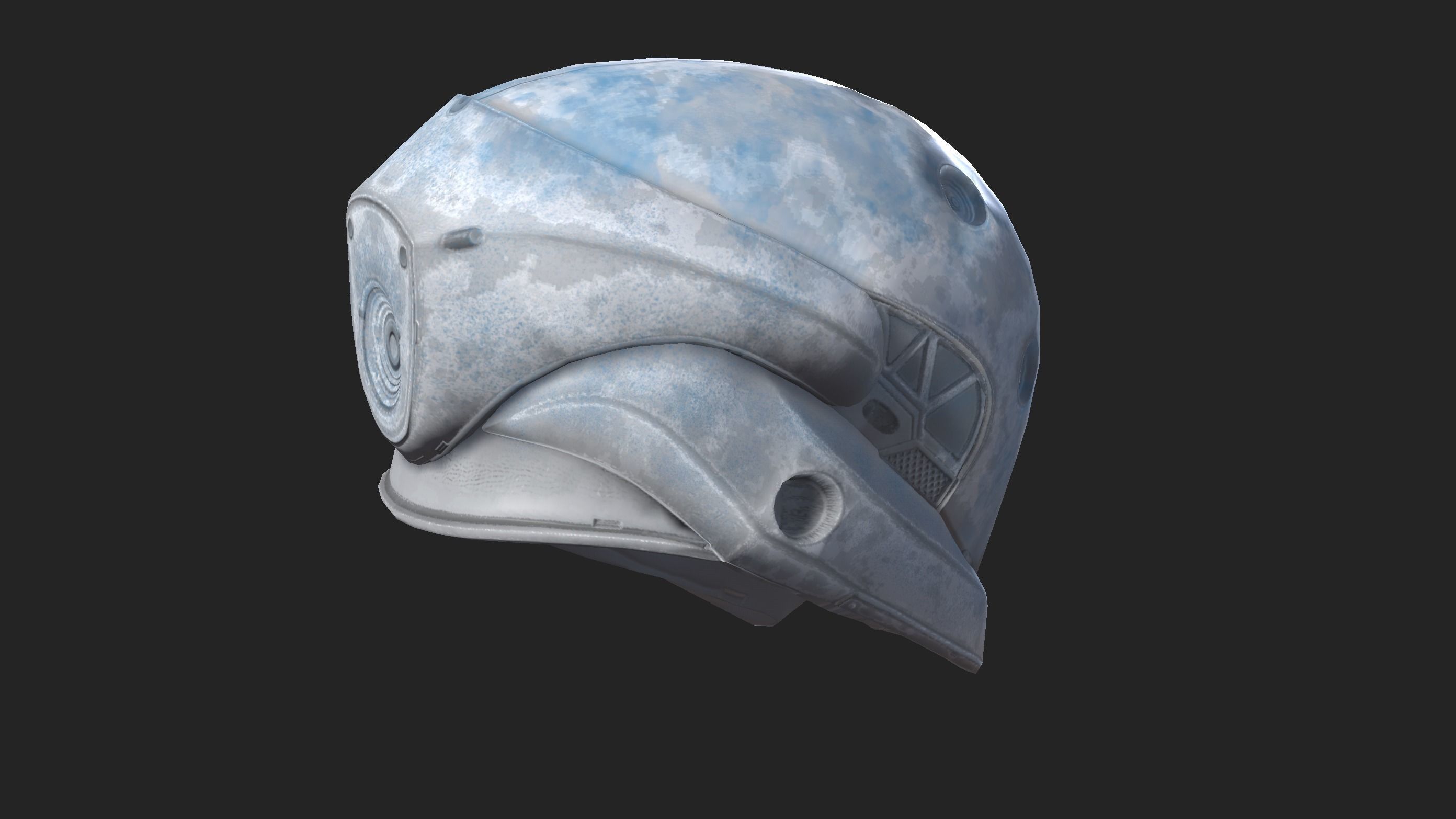 Project 2 - Winter Soldier Low-poly 3D model_8