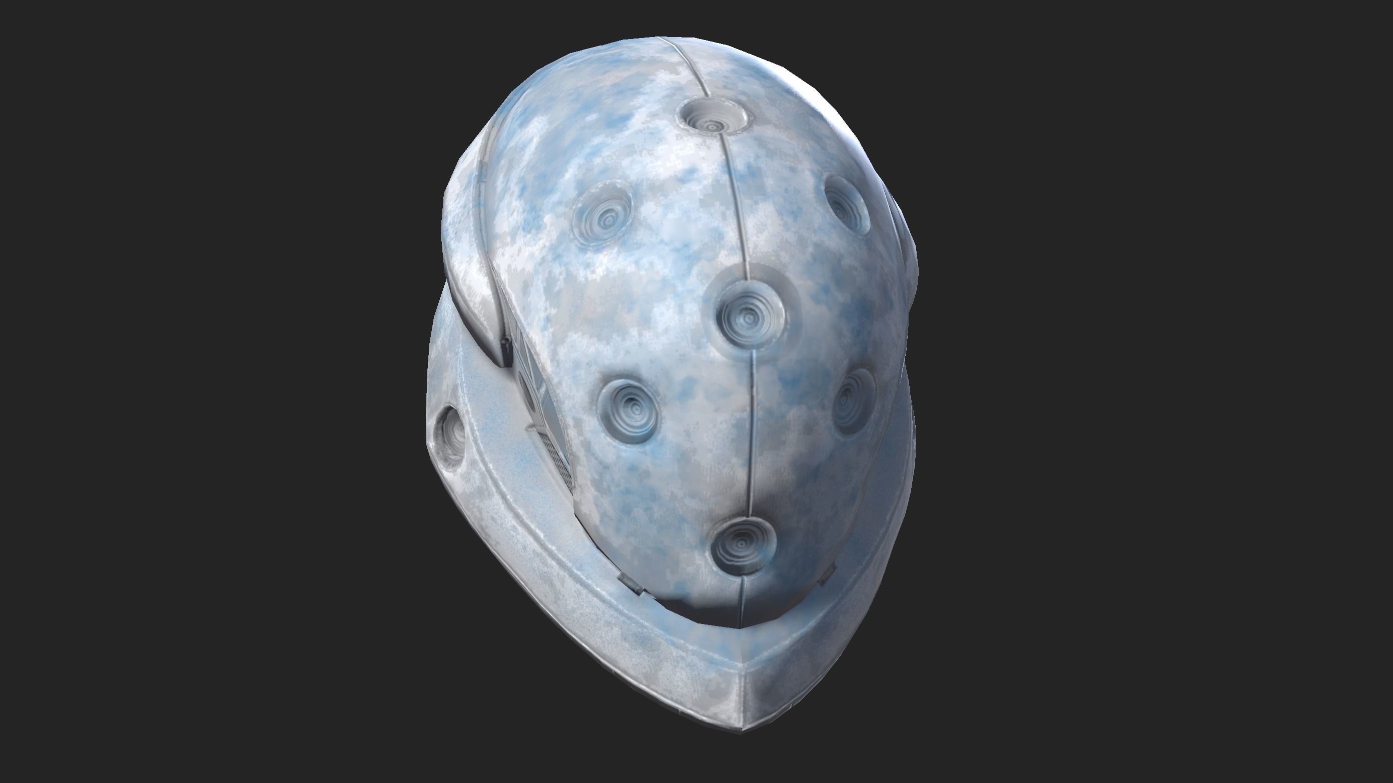 Project 2 - Winter Soldier Low-poly 3D model_3