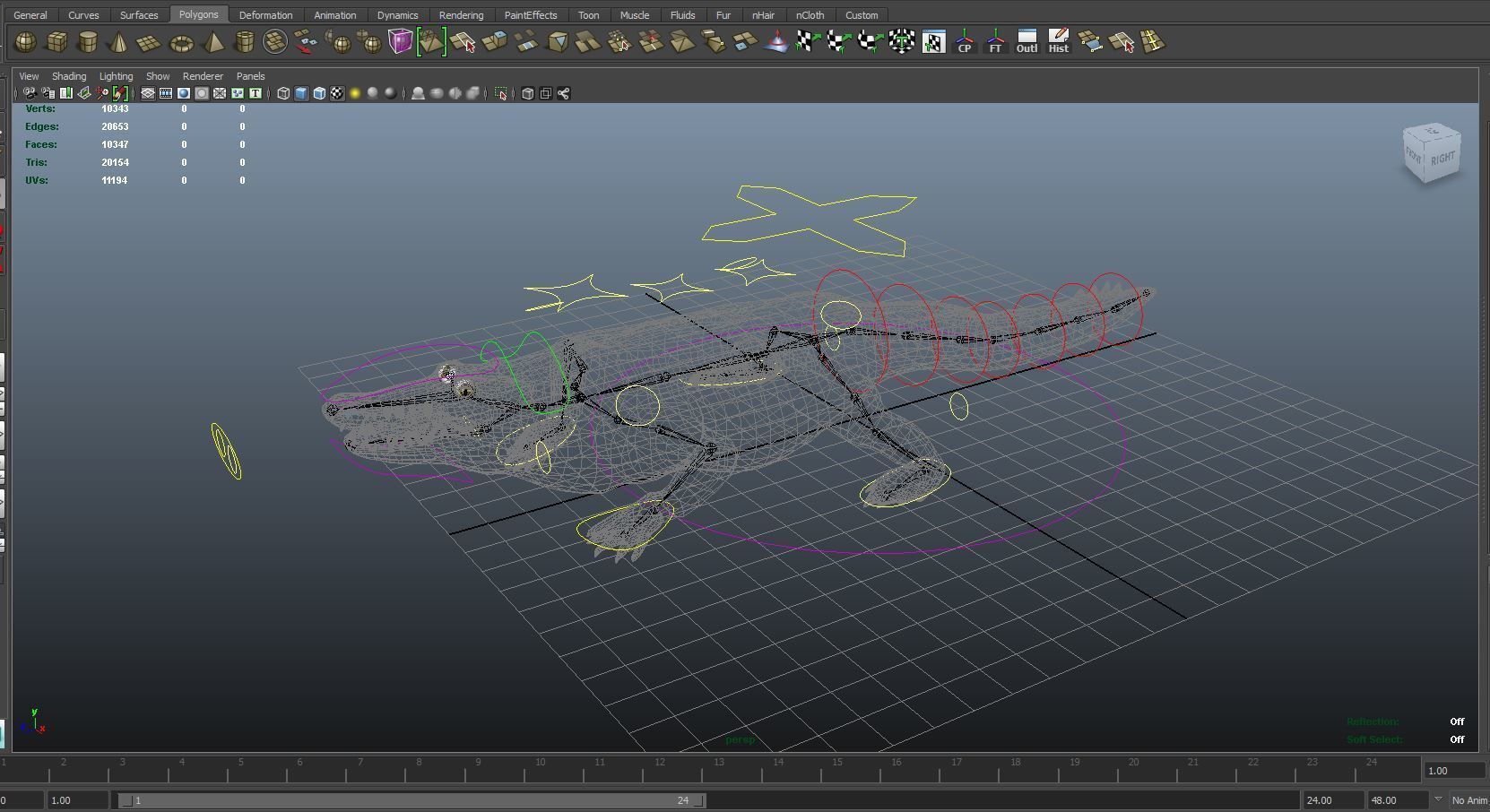 Crocodile Rigged 3D Models game ready Low-poly 3D model_17