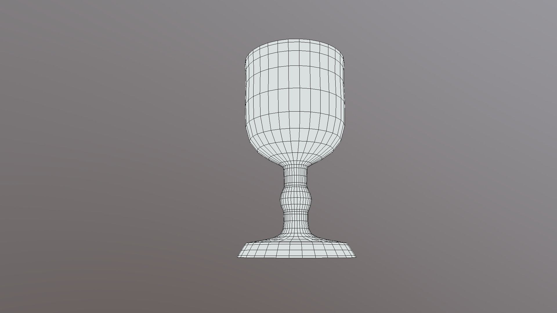 Golden Goblet 3D model_4