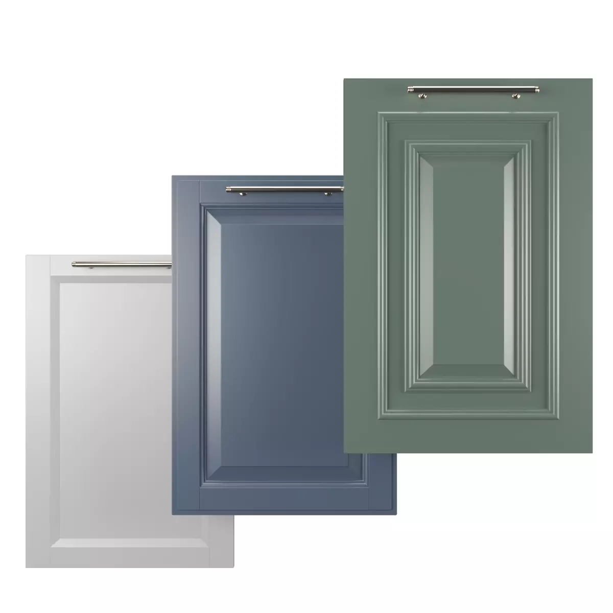 Cabinet Doors Set 3D model_0