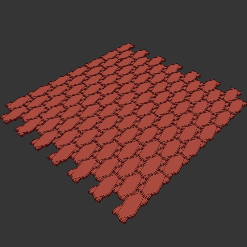 Floor Tiles 3D model_6