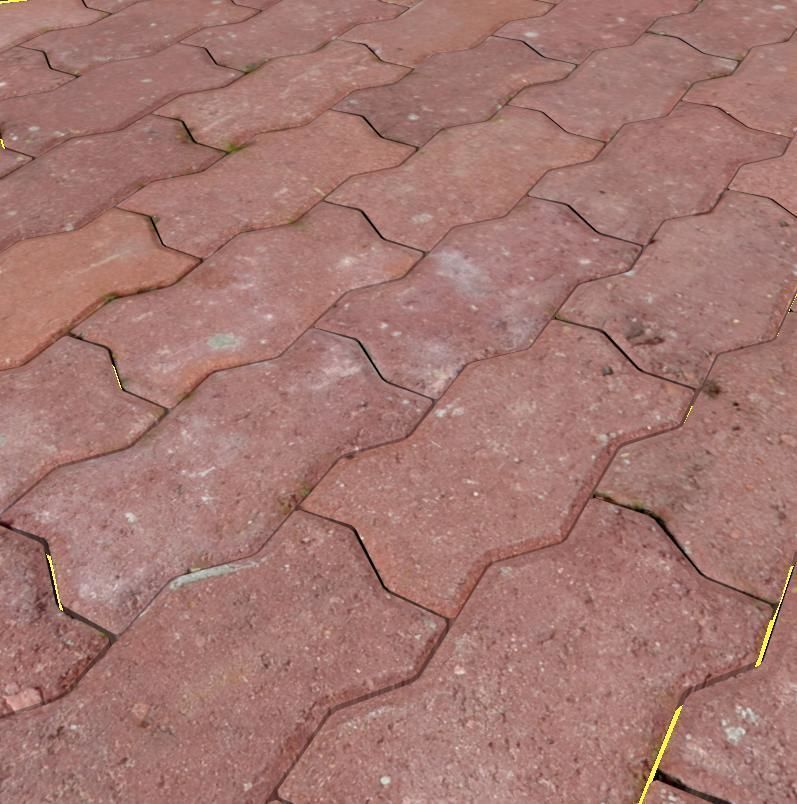 Floor Tiles 3D model_4