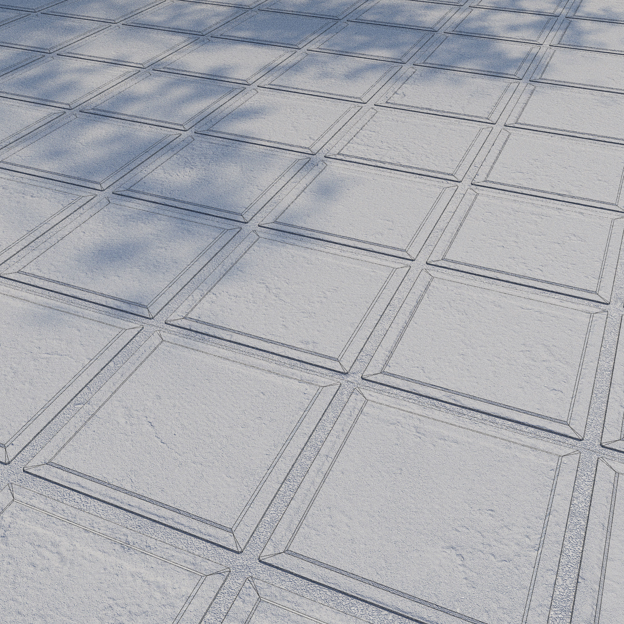 Floor Tiles 3D model_2