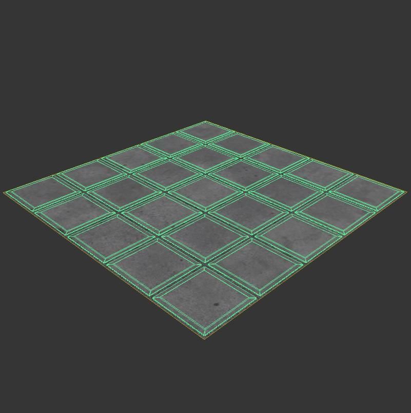 Floor Tiles 3D model_5