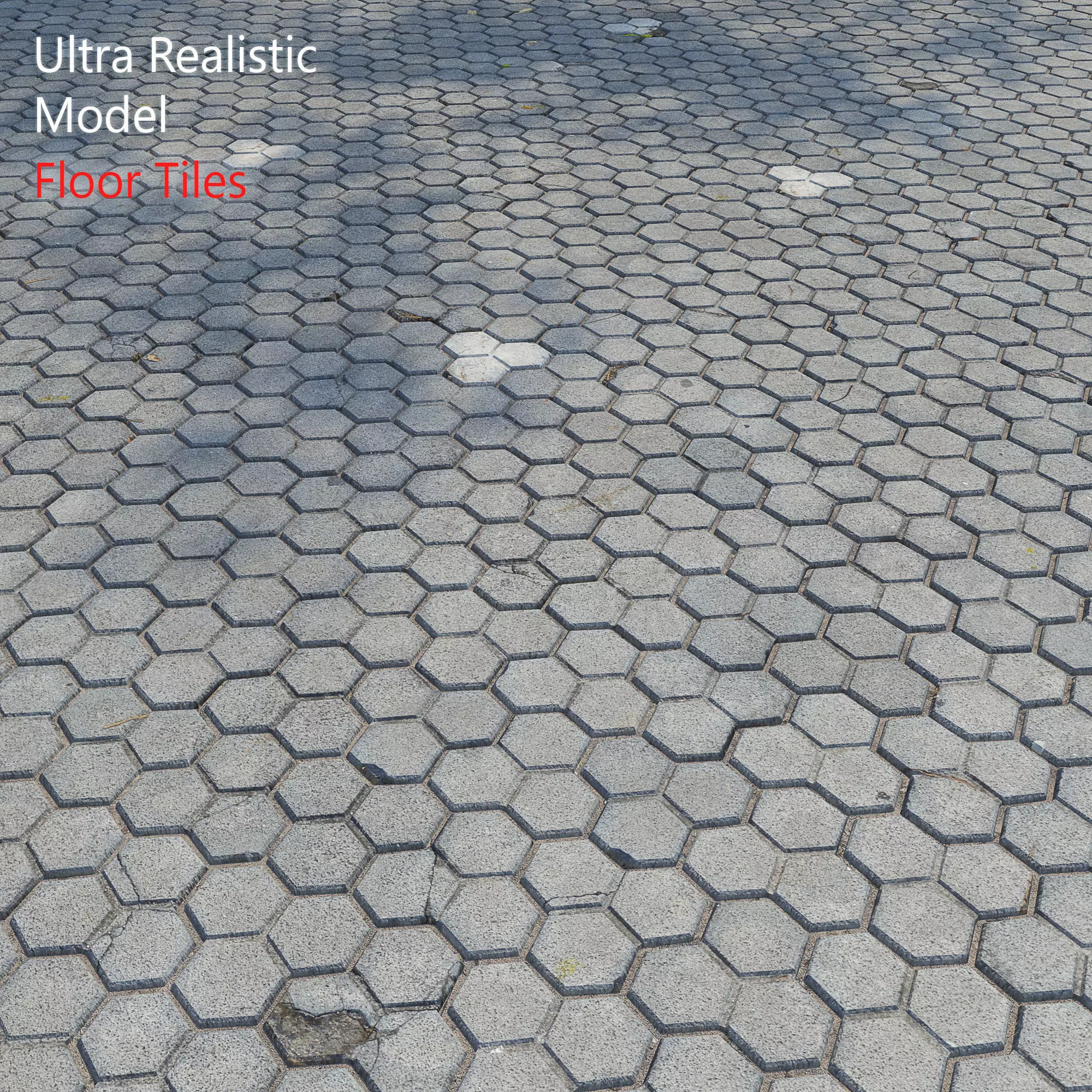 Floor Tiles 3D model_0