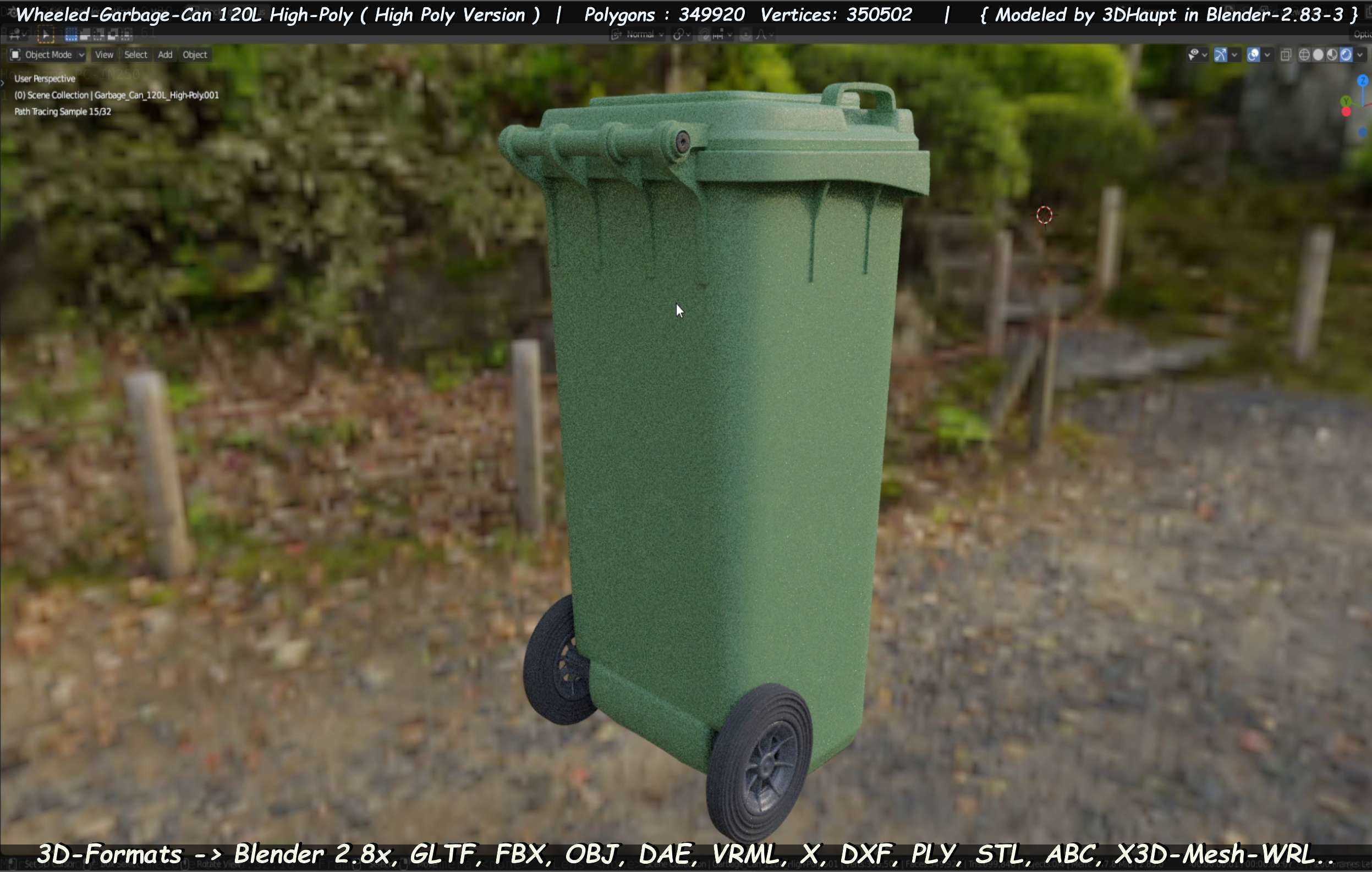 Wheeled-Garbage-Can 120L High-Poly 3D model_60