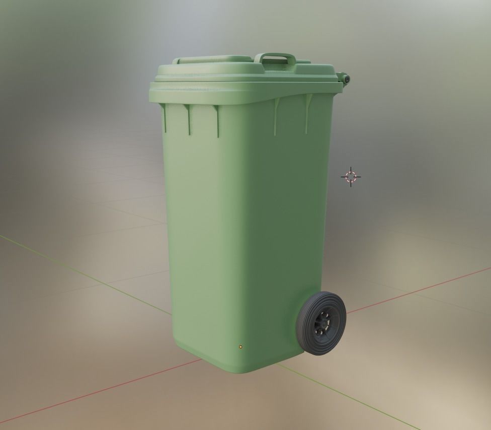 Wheeled-Garbage-Can 120L High-Poly 3D model_6