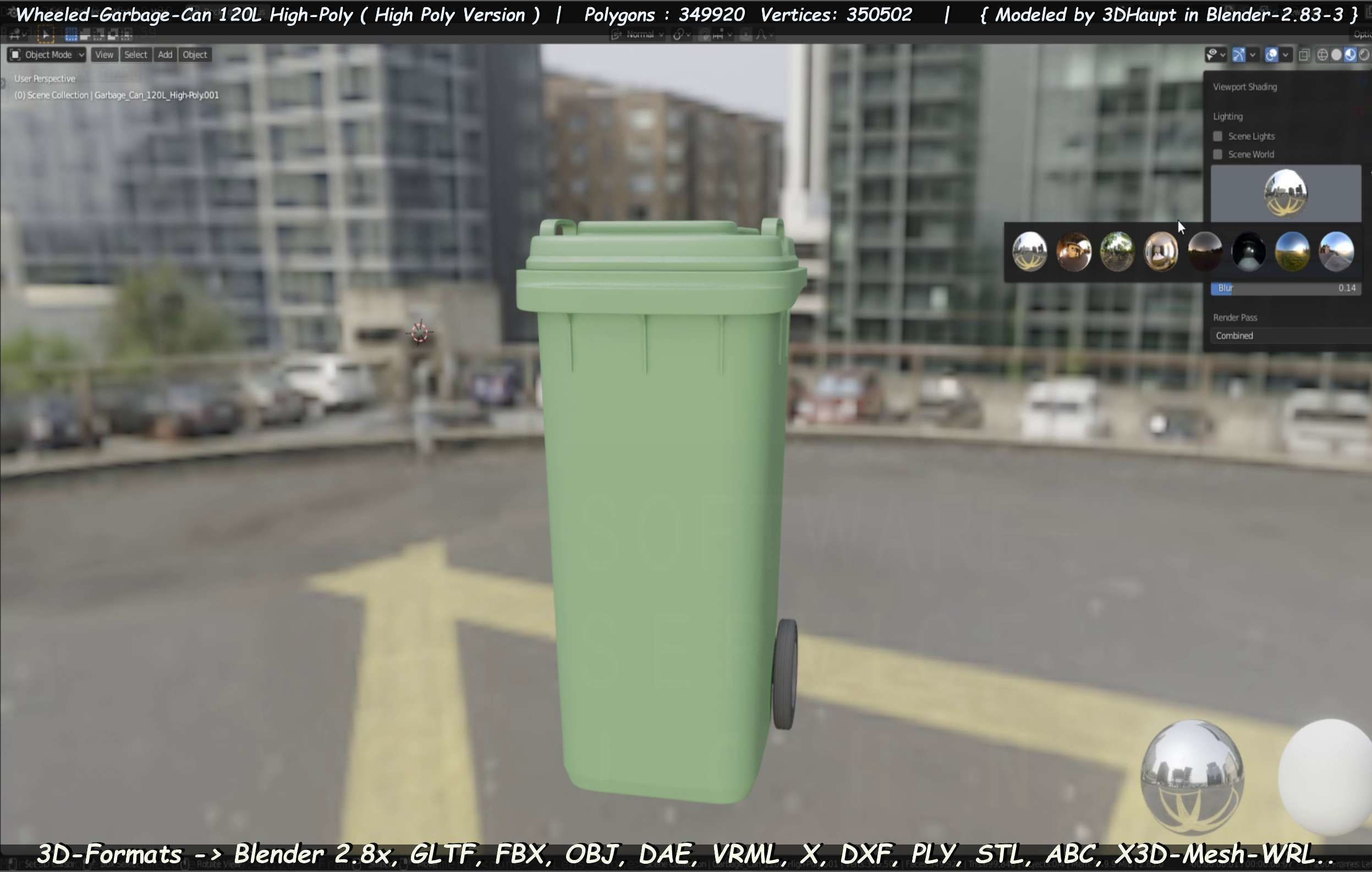 Wheeled-Garbage-Can 120L High-Poly 3D model_79