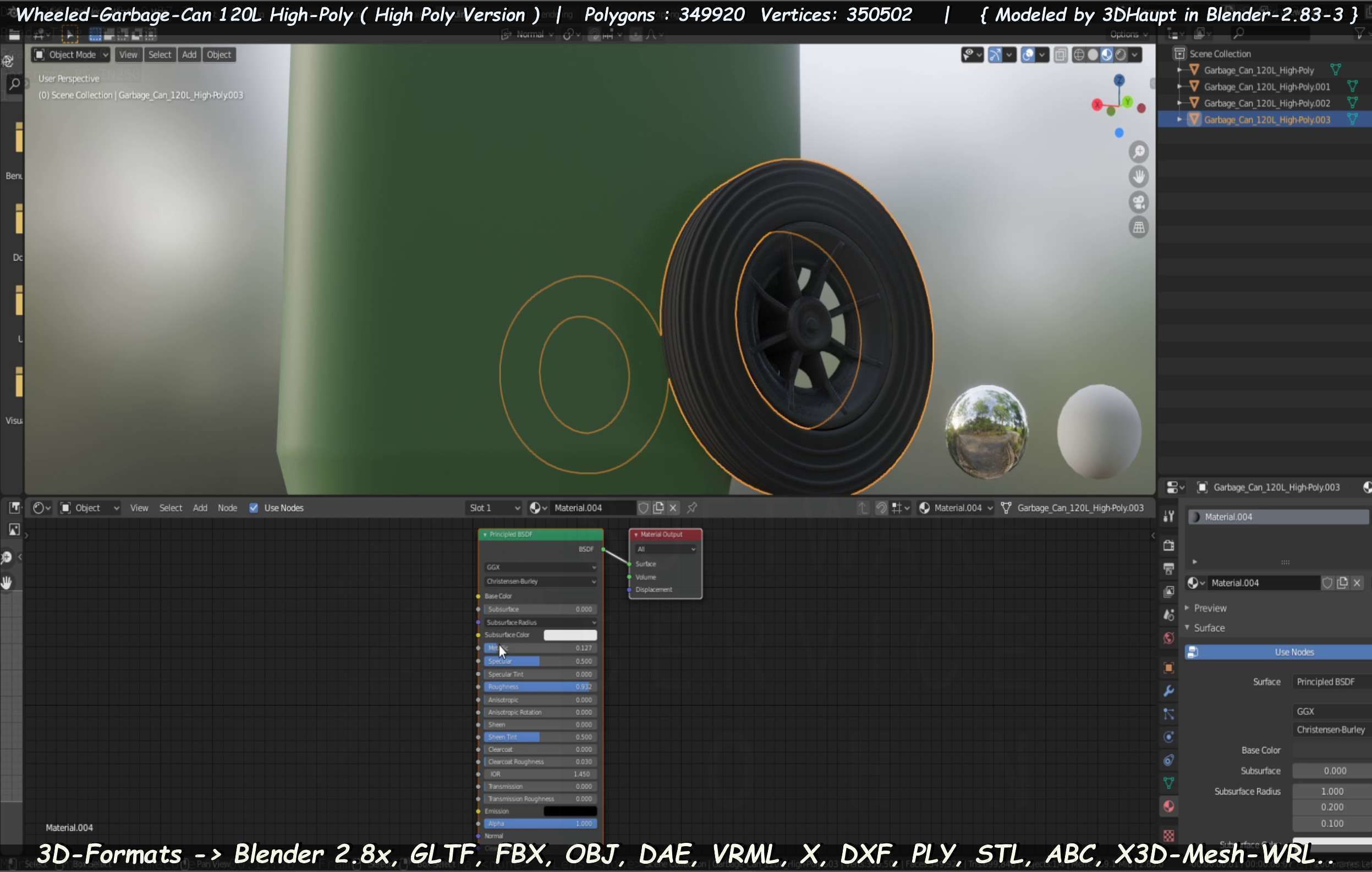 Wheeled-Garbage-Can 120L High-Poly 3D model_53