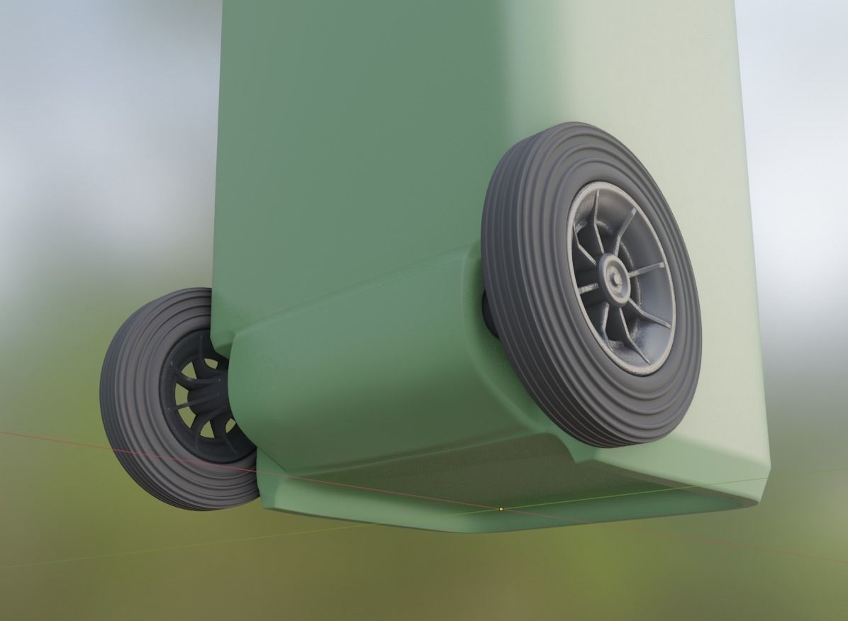 Wheeled-Garbage-Can 120L High-Poly 3D model_5