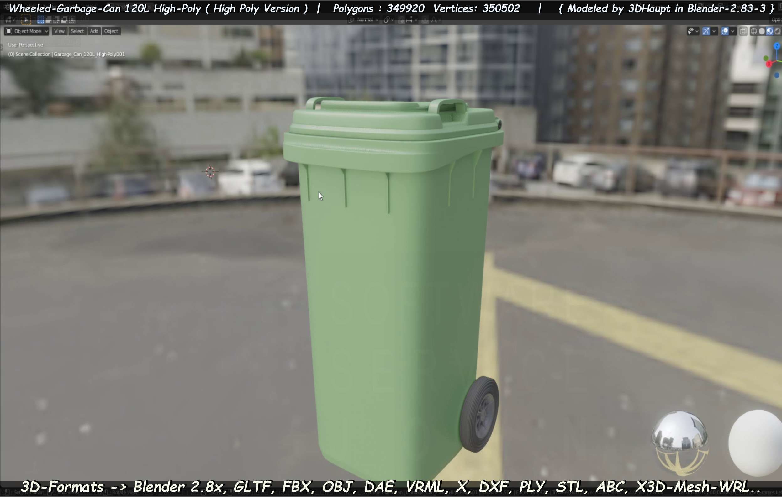 Wheeled-Garbage-Can 120L High-Poly 3D model_76