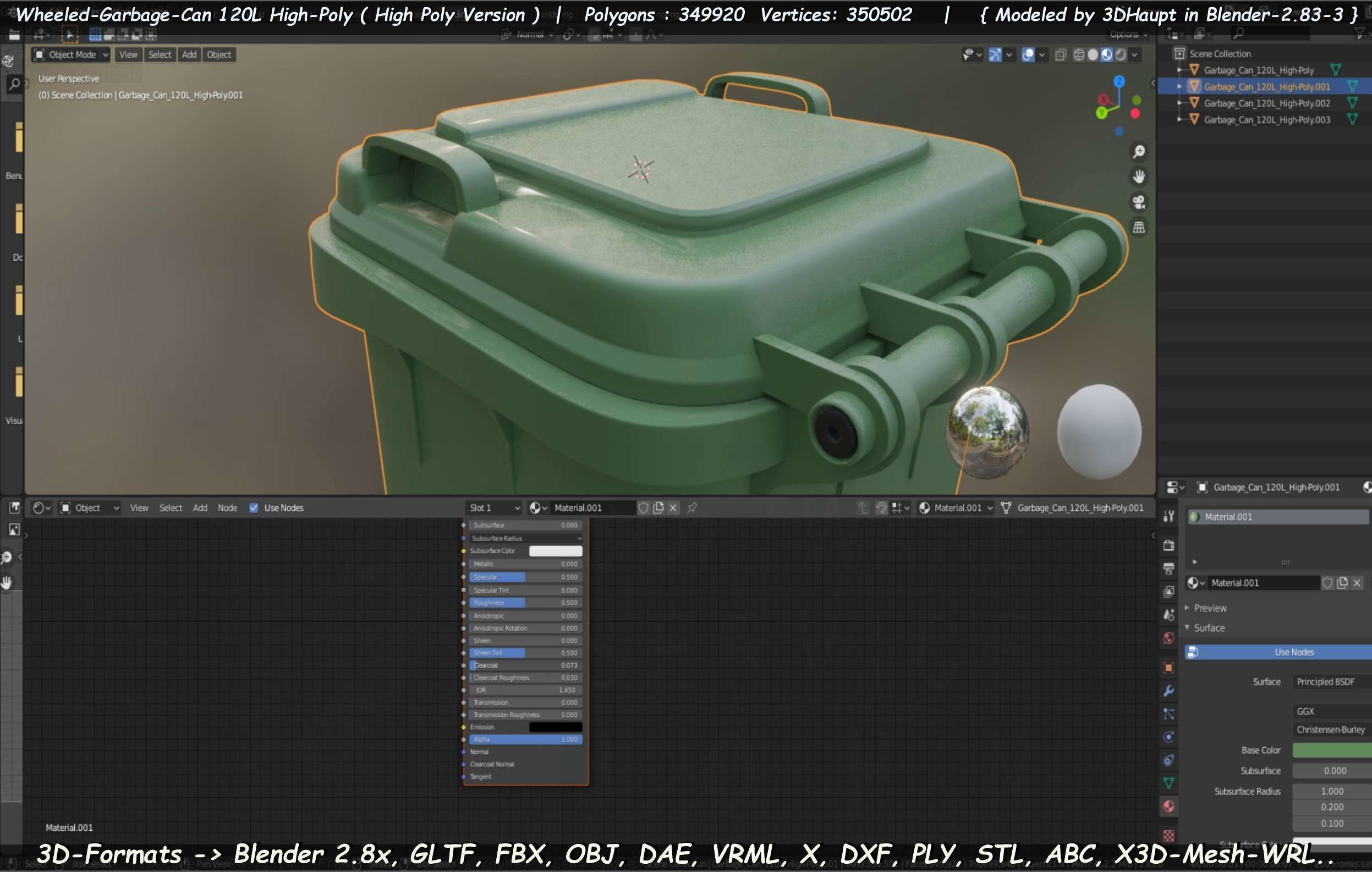 Wheeled-Garbage-Can 120L High-Poly 3D model_56