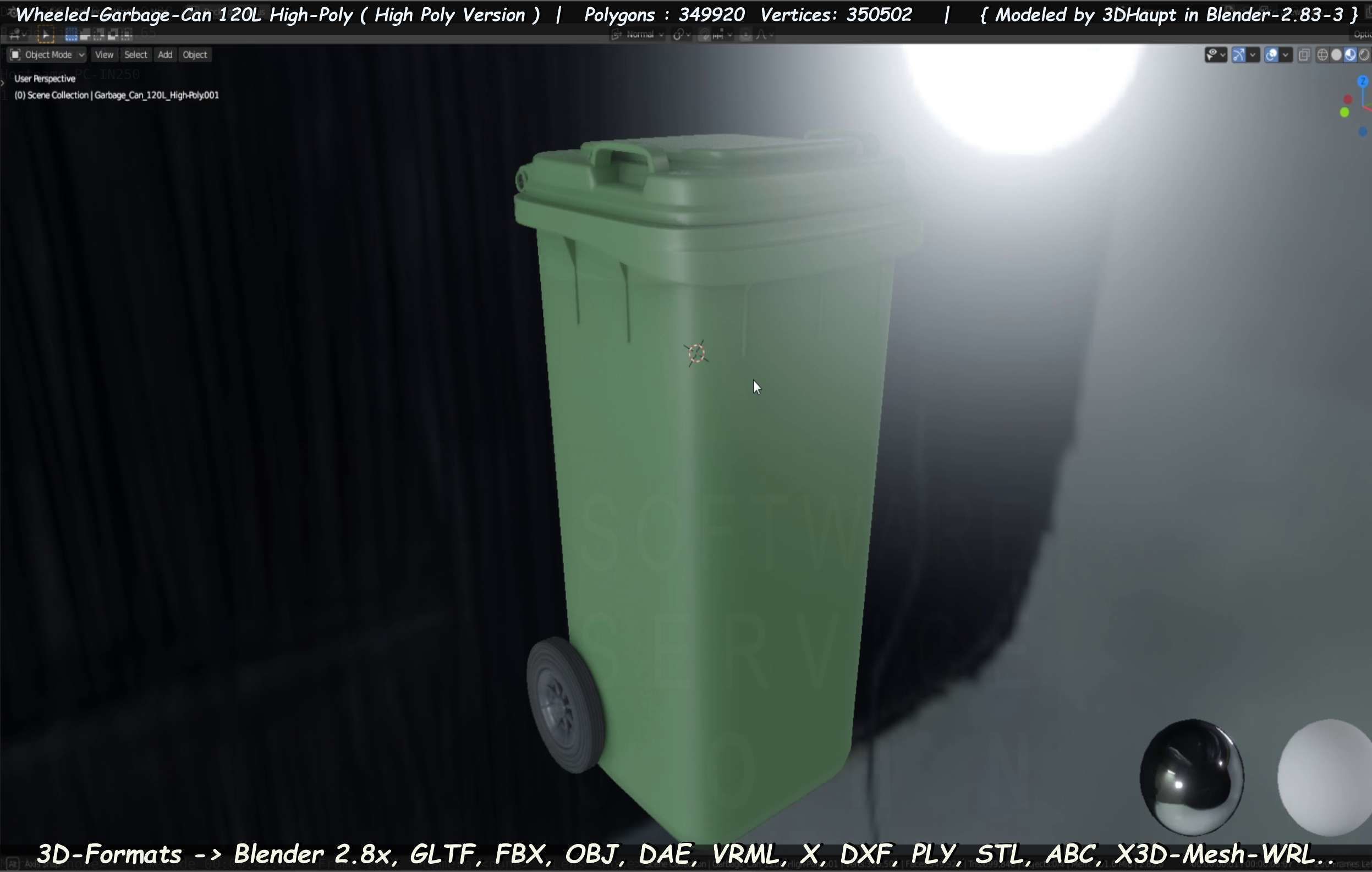 Wheeled-Garbage-Can 120L High-Poly 3D model_33
