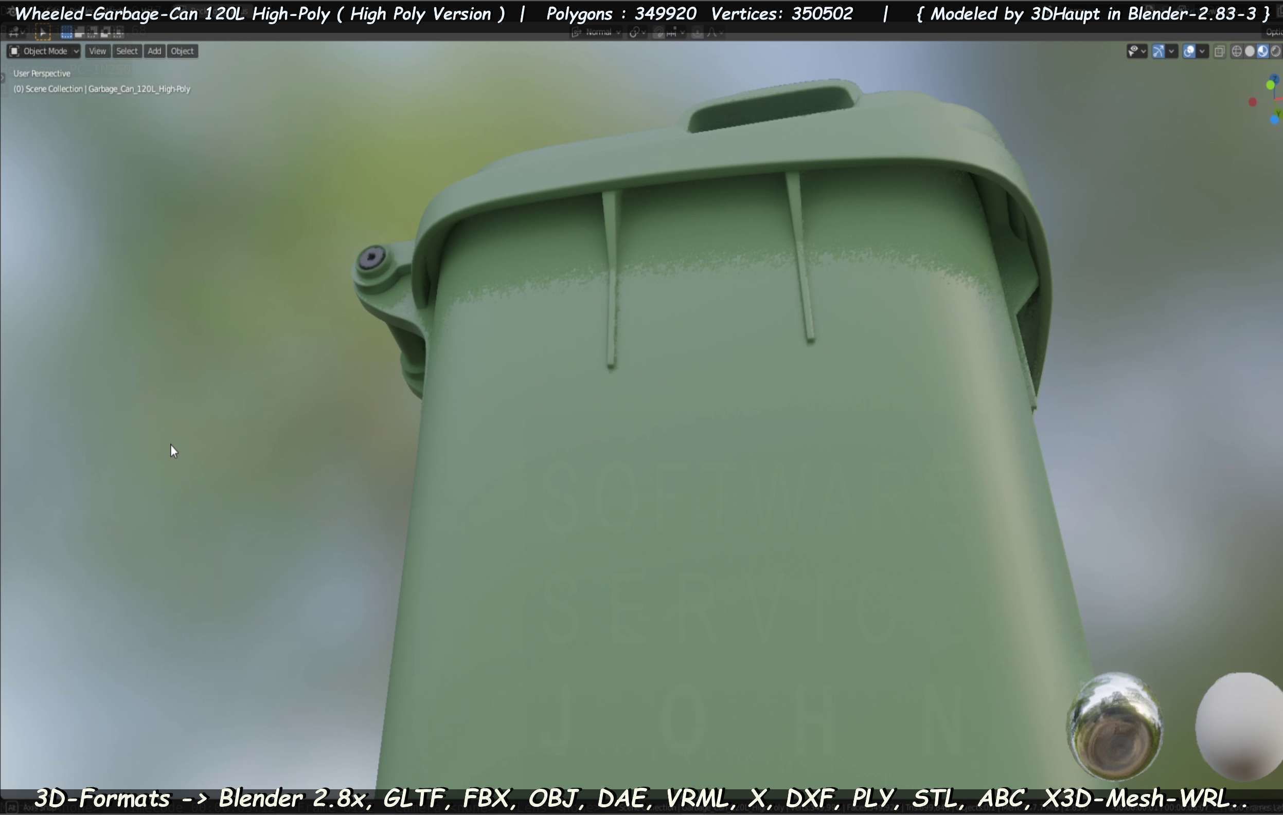 Wheeled-Garbage-Can 120L High-Poly 3D model_84